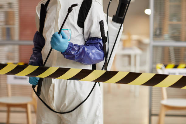 Professional Hoarding Cleanup technician working in Evansville, IL